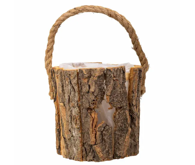 Cesto de madera marrón d13x13 de 1.8m de Altura