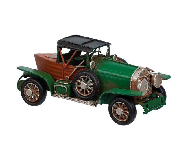 Coche de metálico Verde