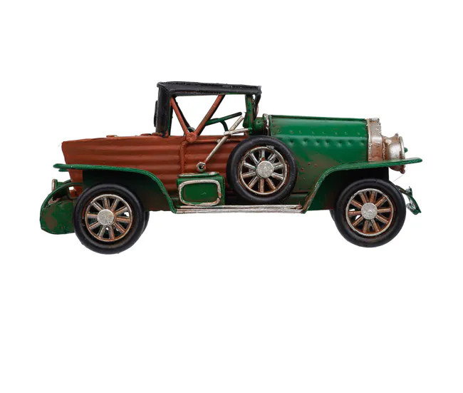 Coche de metálico Verde