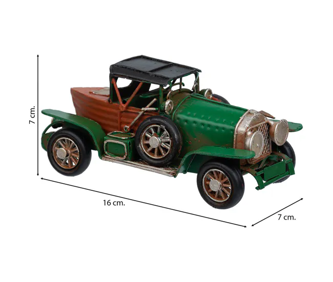 Coche de metálico Verde