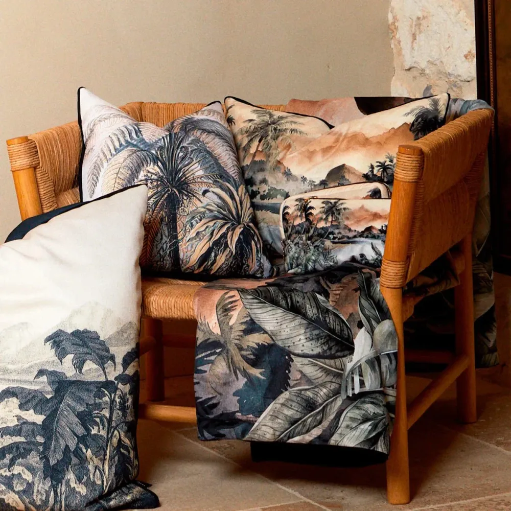 Coussin Velours Bango - Pôdevache en Set de 6 Paneles