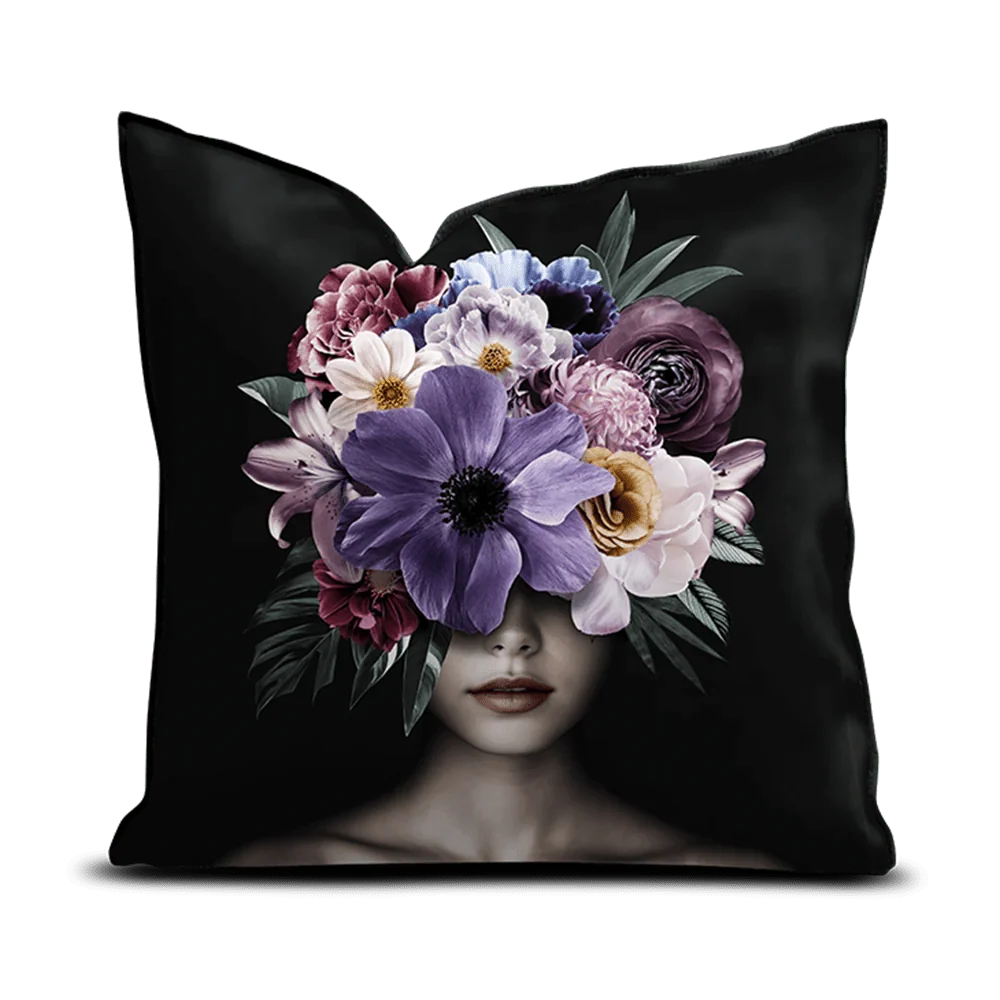 Coussin Velours Cosmos - Pôdevache con Postes Incluidos