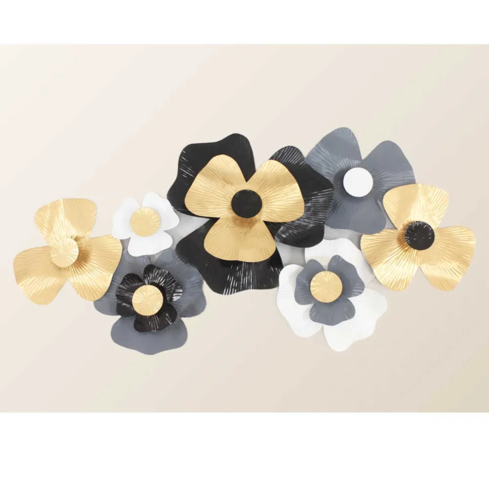 Decoración metálica para pared con forma de flor | Resistentes la Intemperie |