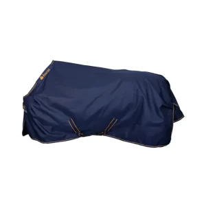 Decorativo Premium Irish manta de exterior, 150g Dark Blue/Gold 115