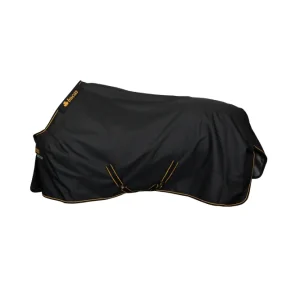 Decorativo Premium Irish manta de exterior, 300g Black/Gold 145