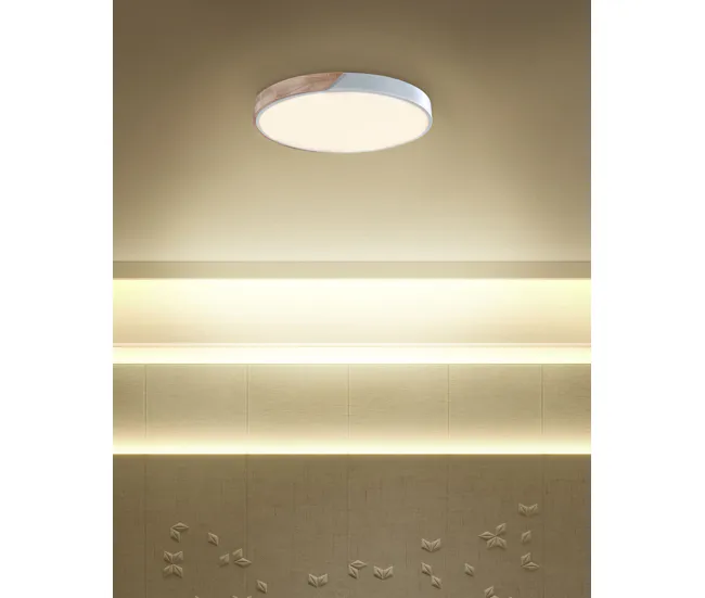 Decorativo Premium Lámpara de techo LED PATTANI Metálico Blanco
