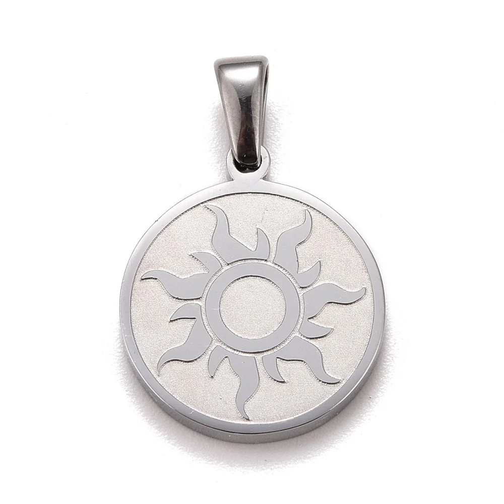 Decorativo Premium Sol, Stainless De acero, Charm Oro