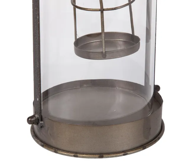 Farol de metálico 33x18.5x16 cm