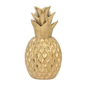 Figura decorativa dorada TYANA | Material Reciclado |