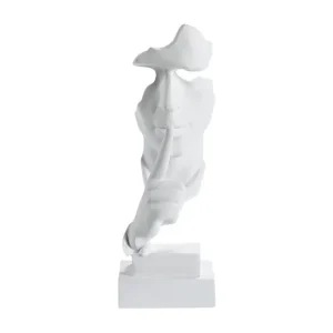 Figura decorativa Poliresina Blanco RAAHE en Set de 6 Paneles