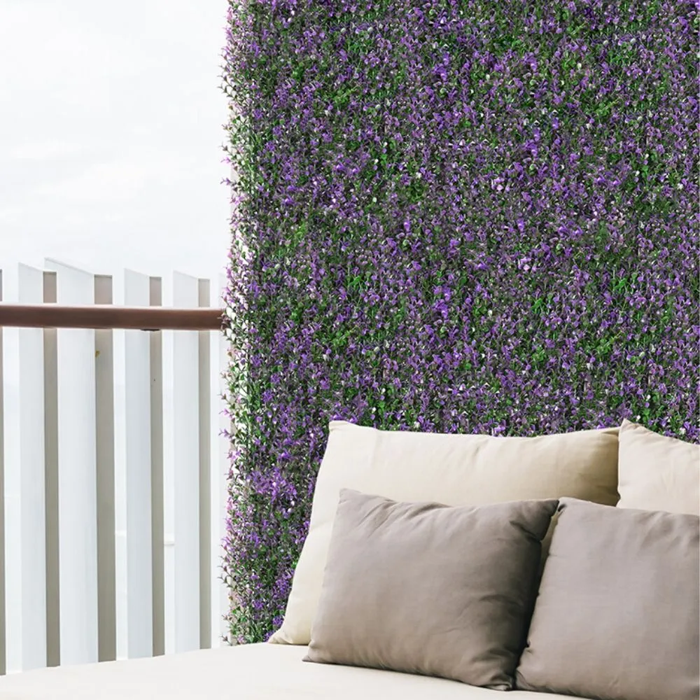 Jardín vertical decoración lavanda - 50x50 cm 4uds.