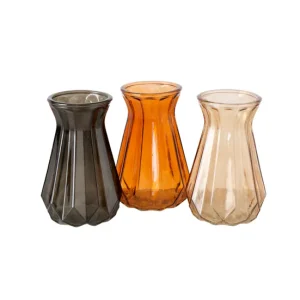 Jarrón decorativo LIMY surtido material cristal para Exteriores Durable