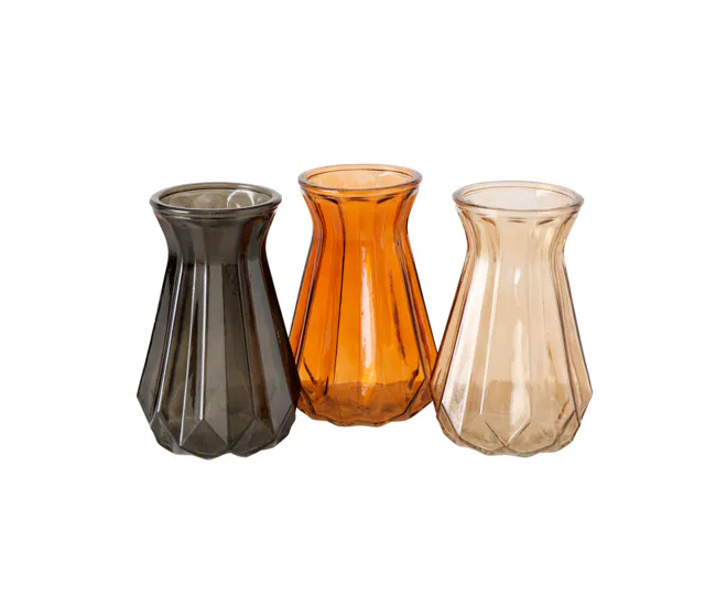 Jarrón decorativo LIMY surtido material cristal para Exteriores Durable