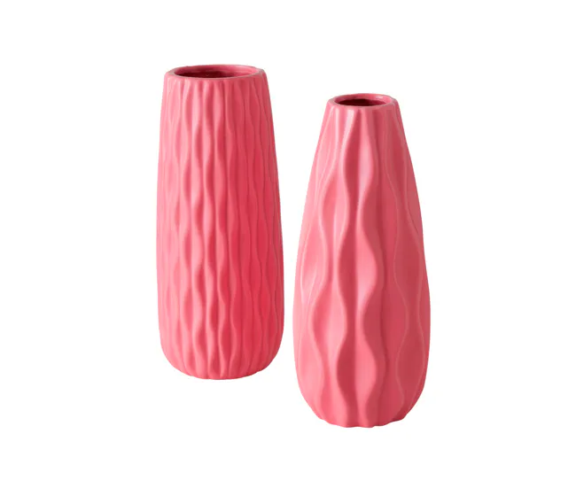 Jarrón decorativo LUANA surtido material ceramica con Postes Incluidos
