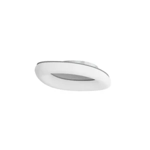 lampara plafon acero color blanco serie paris 73cm