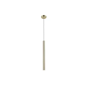 lampara de techo metálico color dorado serie varas 8cm