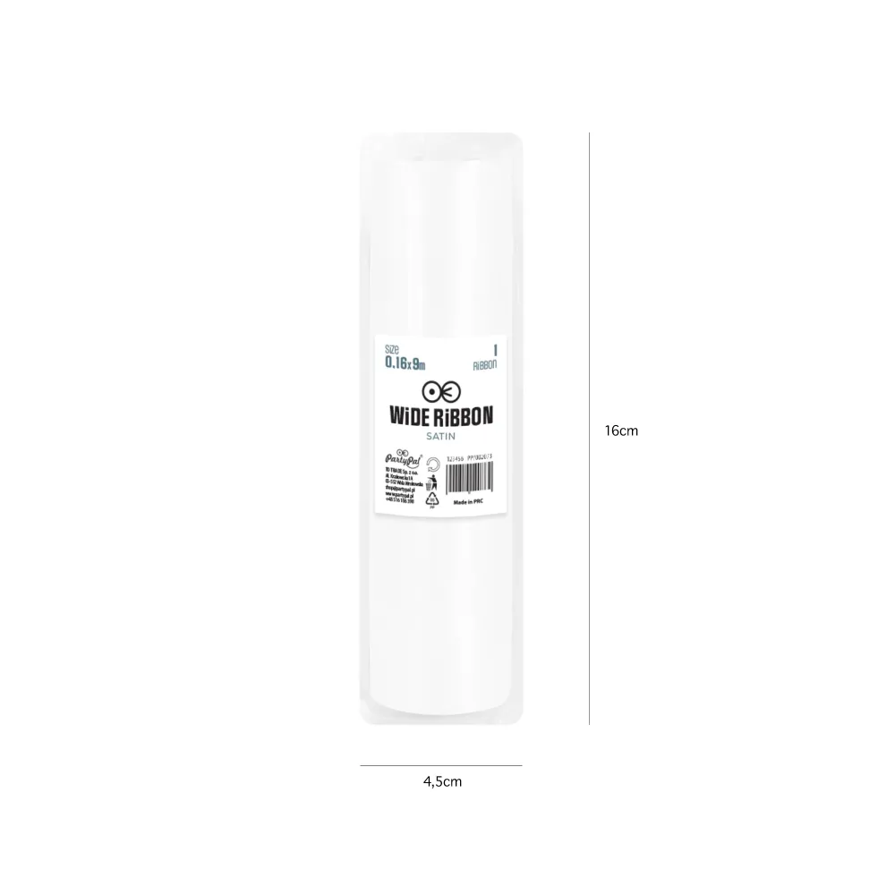 Liso satinado blanco 0,16x9m en Set de 6 Paneles