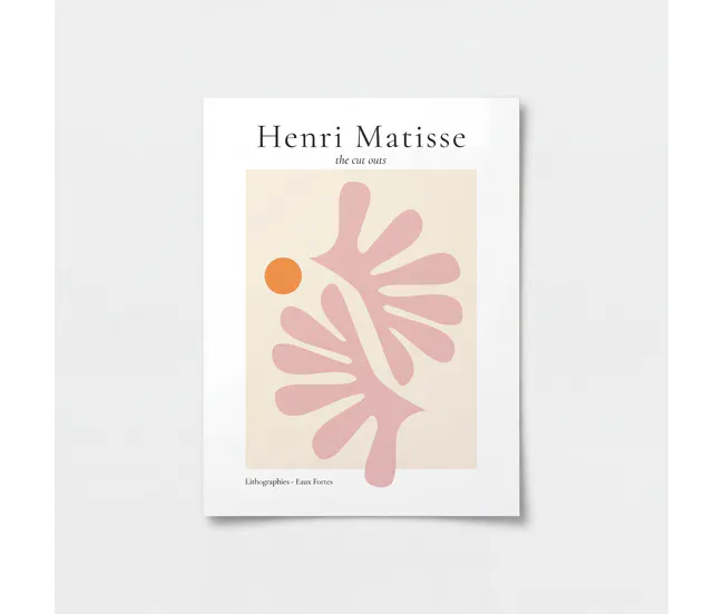 Lámina MATISSE 40x30cm marca MARCOMUEBLE con Montaje Sencillo