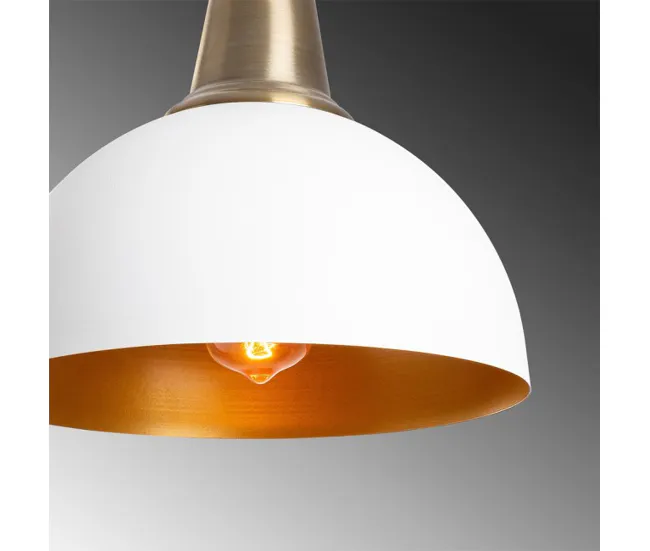 Lámpara de techo Momo 30 Blanco Metálico Nórdico