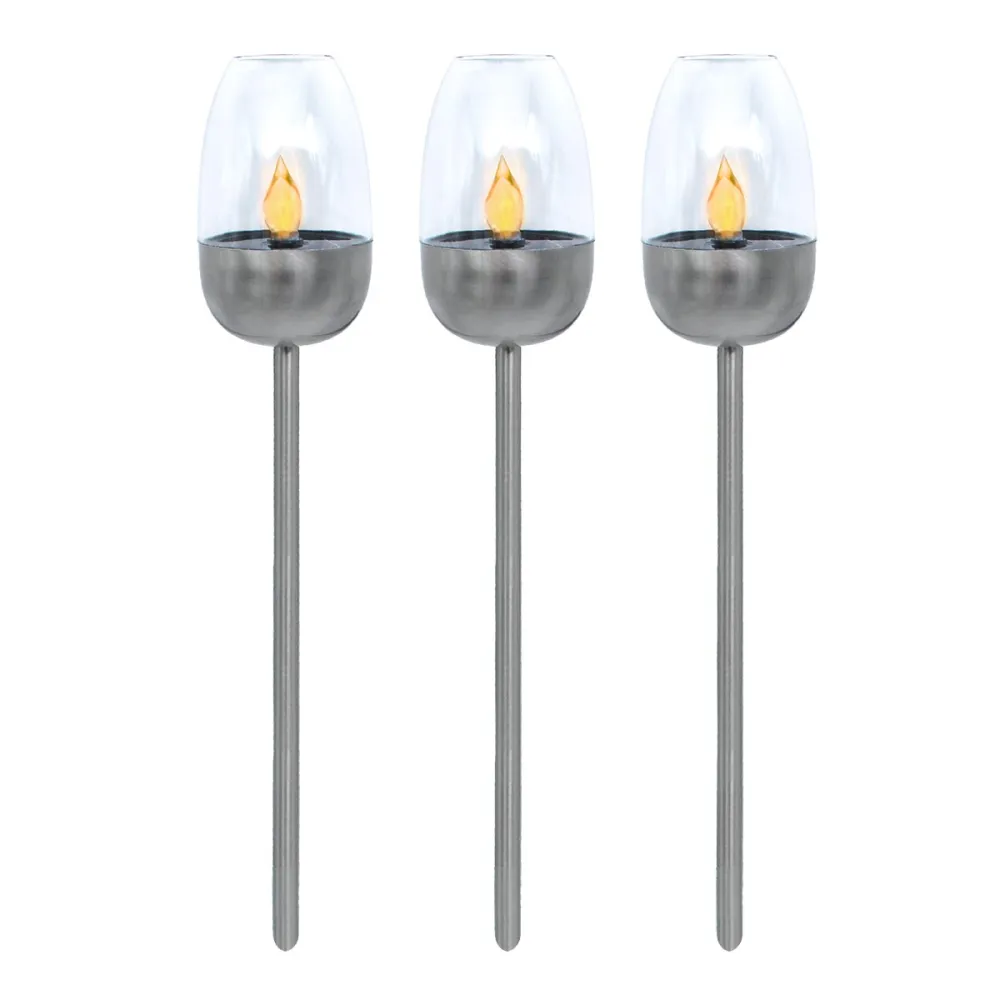 3 mini balizas efecto vela h38cm mini olympe