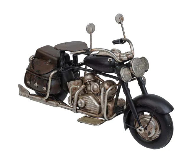 Moto de metal Negro