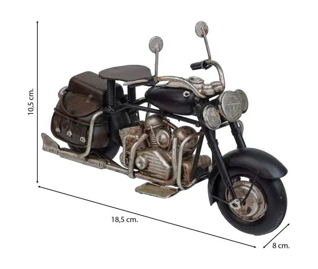 Moto de metal Negro