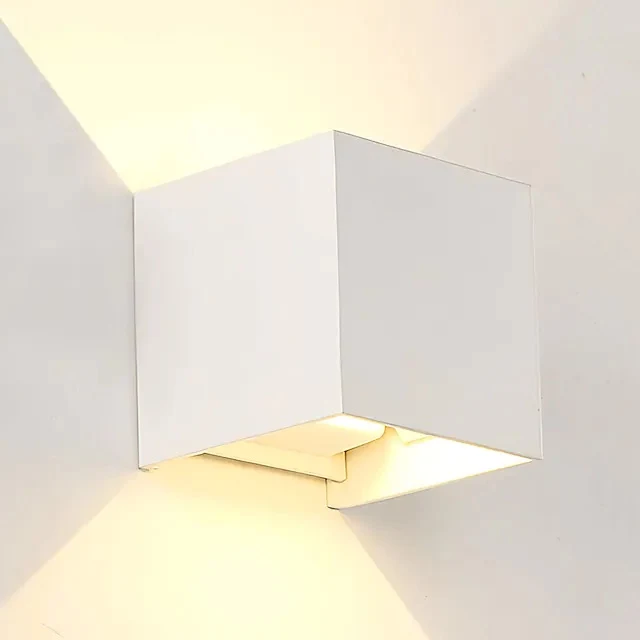 Panel Decorativo APLIQUE EXTERIOR BLANCO LED LUZ CALIDA