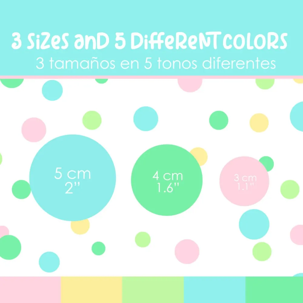 PAT21 - Polka Dots Vibrantes para Delimitar Espacios