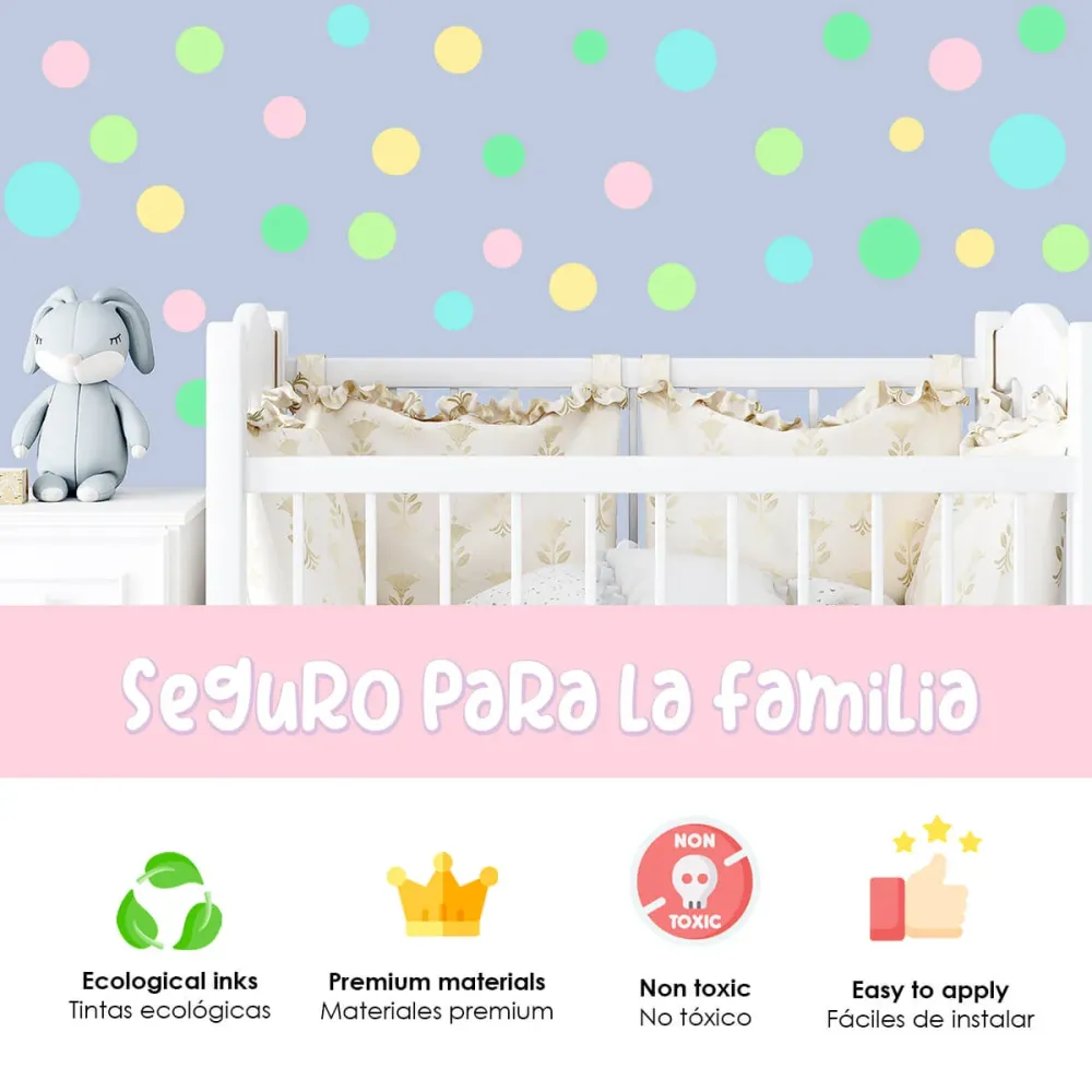 PAT21 - Polka Dots Vibrantes para Delimitar Espacios
