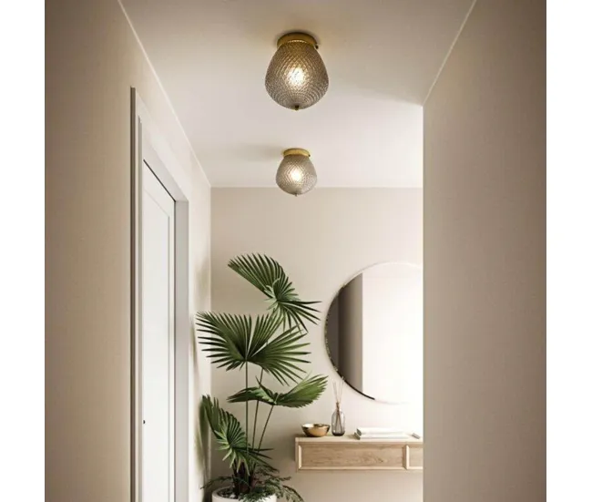 Plafón de techo Orbiform Cristal Nórdico | Material Reciclado |