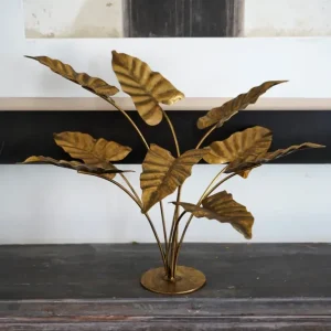 Planta decorativa de metálico dourada de 1.8m de Altura