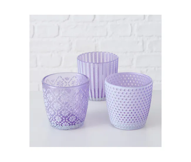 Porta velas PATTY L surtido material cristal para Delimitar Espacios
