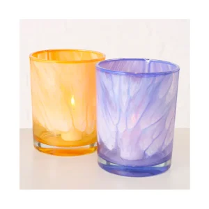 Valla de Bambú Porta velas BATOS L surtido material cristal