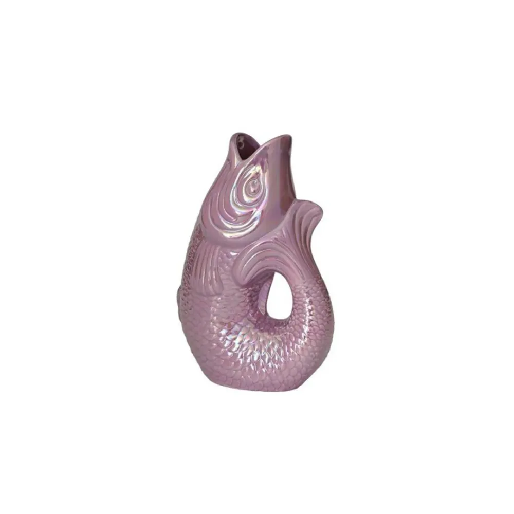 Vase Monsieur Carafon h.25 cm - arcoíris violet para Exteriores Durable