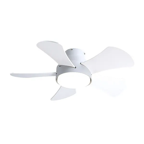 Ventilador de techo gregario color blanco con Base de Anclaje