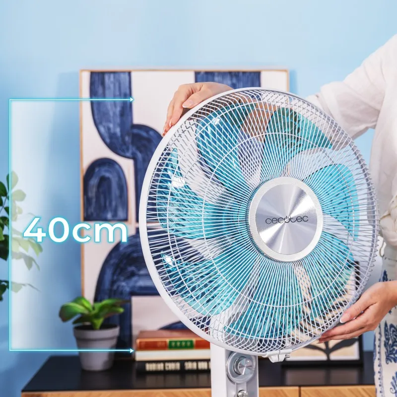 Cecotec ventilador de pie energysilence 610 max flow cecotec para Terraza