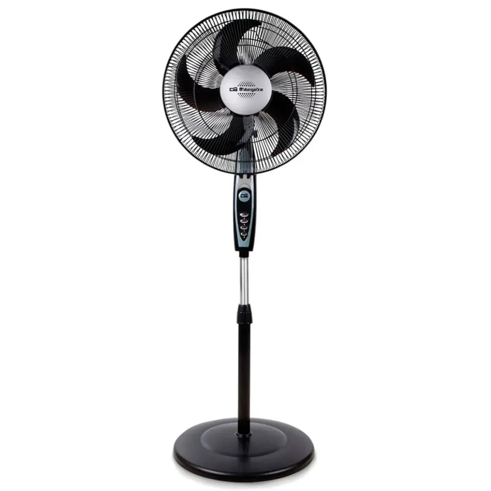 Profesional Alta Potencia Ventilador de pie Orbegozo SF 0149 60W 3 velocidades negro
