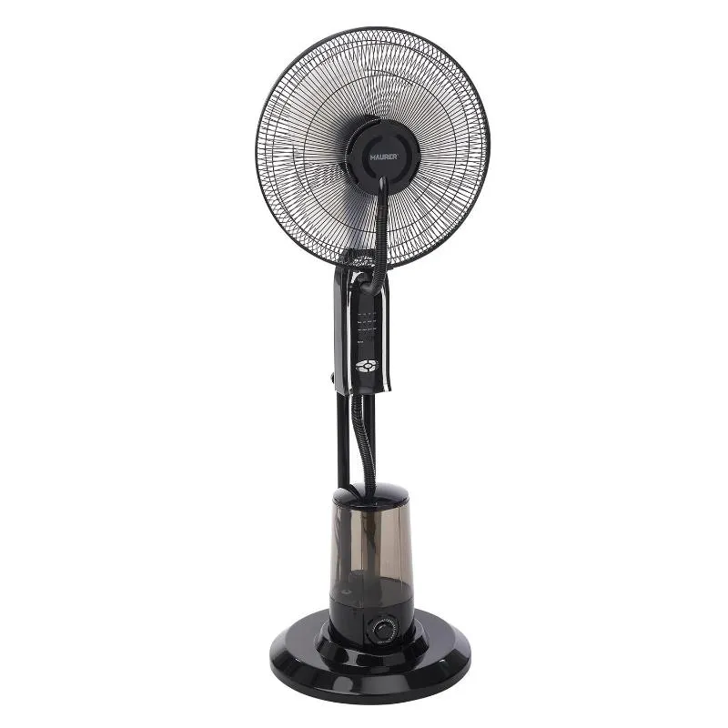 Ventilador nebulizador, 3 aspas de gran tama #241;o #248; 40 cm. Motor cob para Terraza