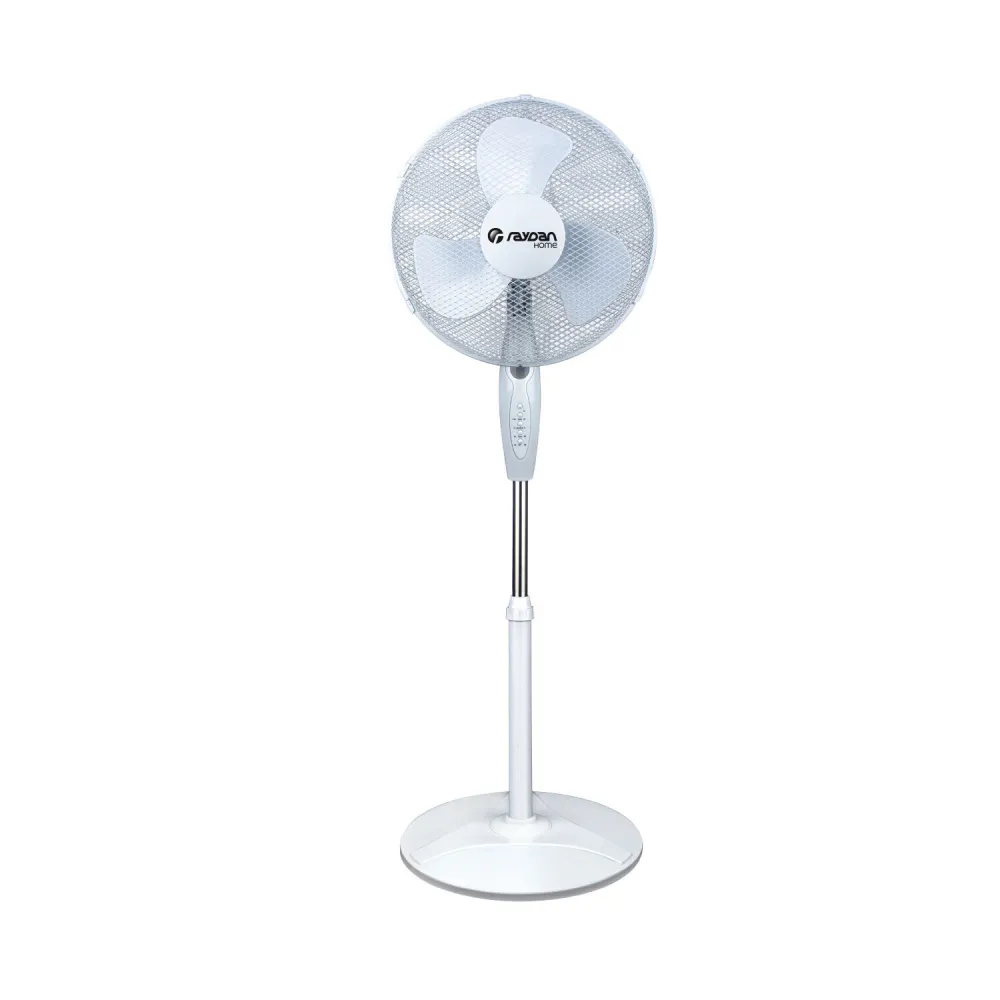 Ventilador de pie ø40cm 40w 3 velocidades neos comfort blanco con mando Resistente al Agua IPX4