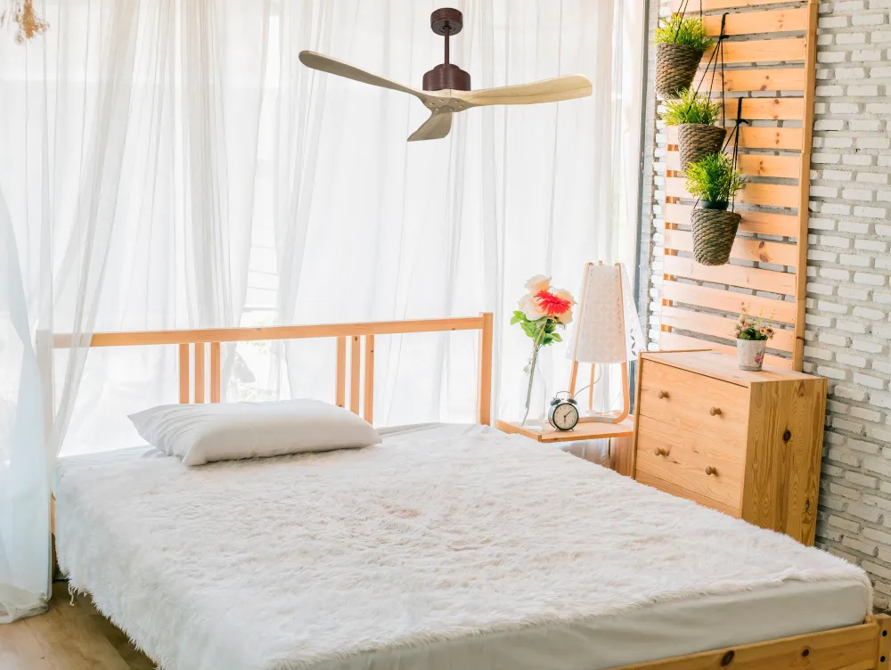 Ventilador de techo ø106 cm con Wi-Fi de doble cara hypersilence para 20 m²