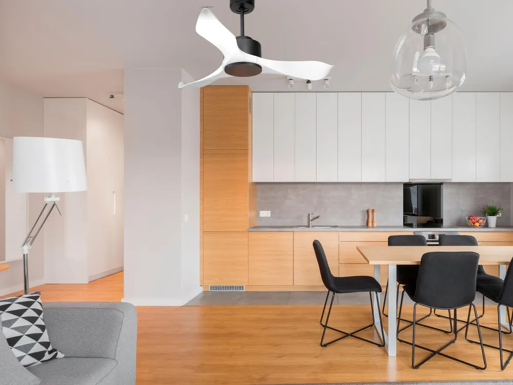 Ventilador de techo ø106 cm con Wi-Fi de doble cara hypersilence para 20 m²