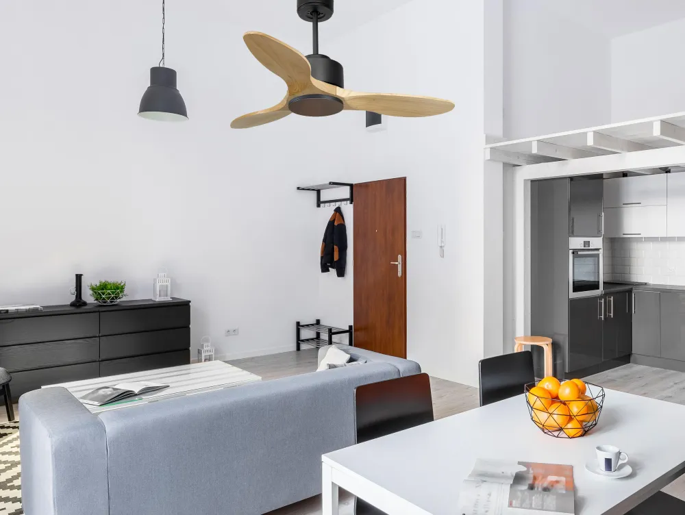 Ventilador de techo ø106 cm con Wi-Fi de doble uso hypersilence para 20 m²