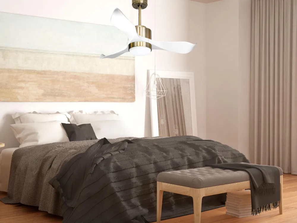Ventilador de techo ø106 cm con Wi-Fi de doble uso hypersilence para 20 m²