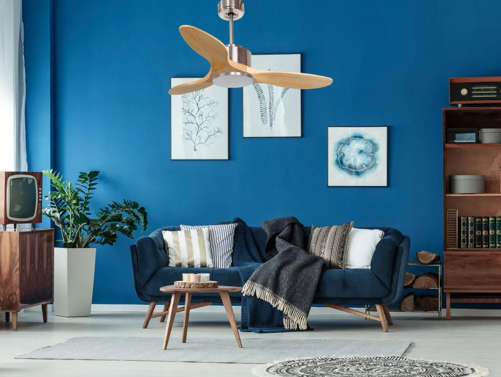 Ventilador de techo ø106 cm con Wi-Fi de dos caras hypersilence para 20 m²