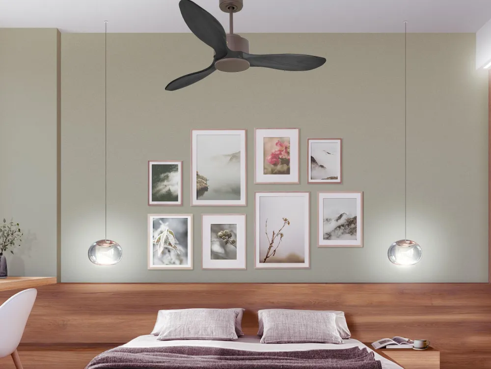 Ventilador de techo ø106 cm con Wi-Fi invertible hypersilence para 20 m²