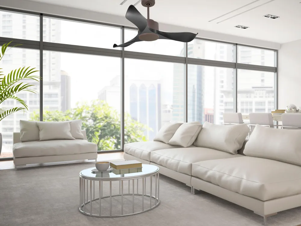 Ventilador de techo ø106 cm con Wi-Fi reutilizable hypersilence para 20 m²