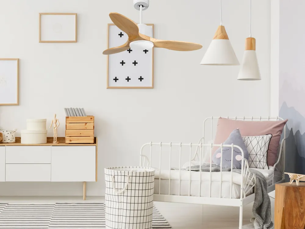 Ventilador de techo ø106 cm con Wi-Fi reutilizable hypersilence para 20 m²