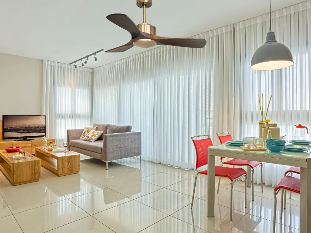 Ventilador de techo ø106 cm con Wi-Fi reutilizable hypersilence para 20 m²