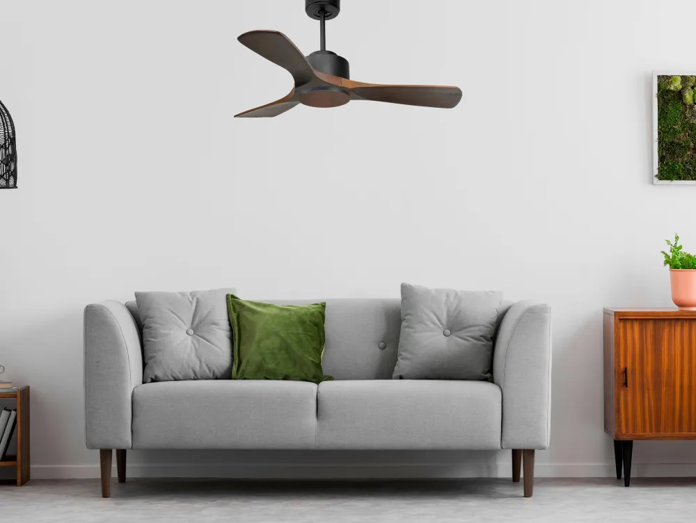 Ventilador de techo ø106 cm con Wi-Fi reutilizable hypersilence para 20 m²
