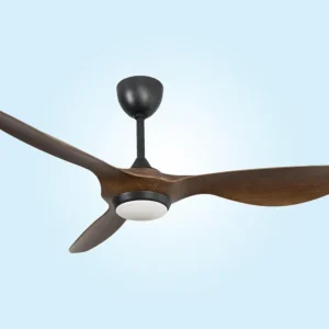 Ventilador de techo ø132 cm con LED y Wi-Fi reutilizable hypersilence